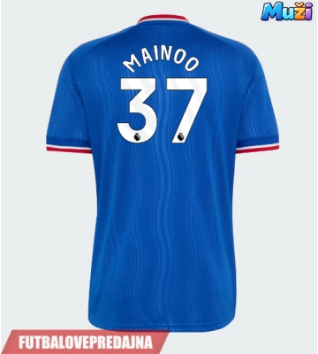 Lacne Muži Futbalové dres Manchester United Kobbie Mainoo #37 2026-27 Krátky Rukáv - Preč